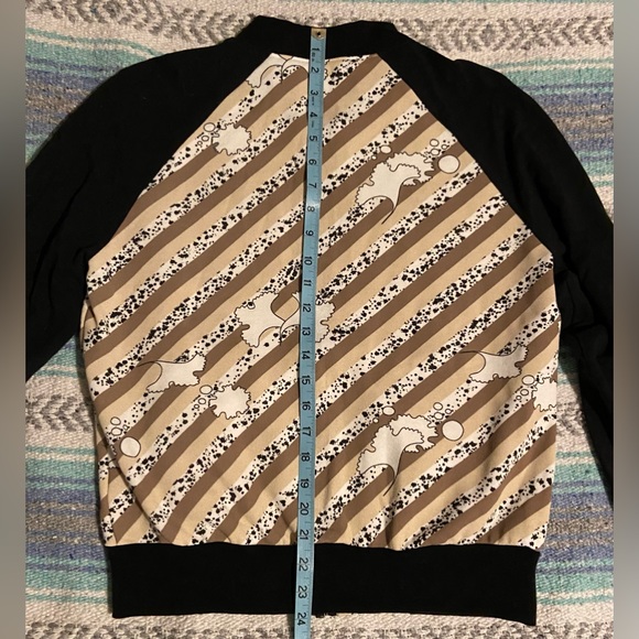 Handmade Bomber Jacket Style Sweater - Picture 3 of 12